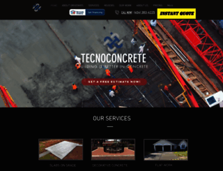 tecnoconcrete.com screenshot