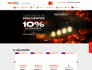 tecnolite.com.mx screenshot