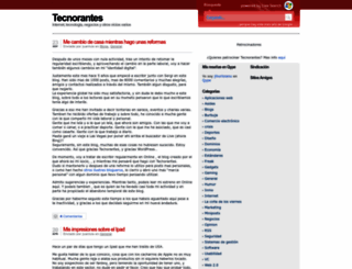 tecnorantes.com screenshot