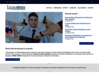 tecnostress.it screenshot