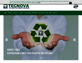 tecnovarecycling.it screenshot