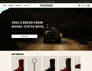 tecovas.com screenshot