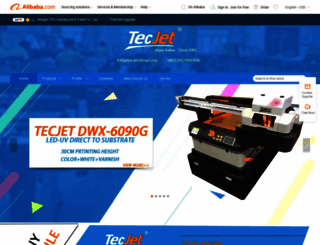 tecprinter.en.alibaba.com screenshot