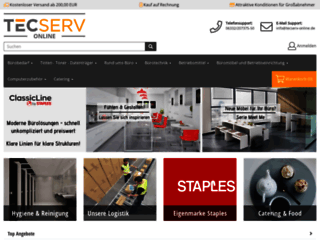 tecserv-online.de screenshot