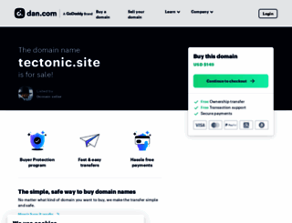 tectonic.site screenshot