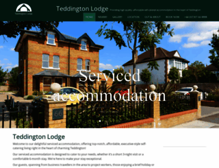teddingtonlodge.com screenshot