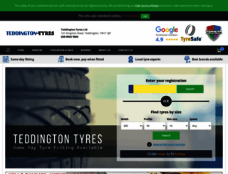teddingtontyres.co.uk screenshot