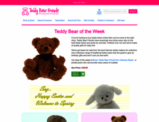 teddybearfriends.co.uk screenshot