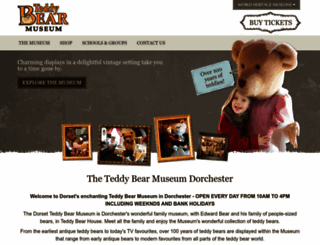 teddybearmuseum.co.uk screenshot