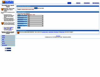 teddybearsearch.com screenshot