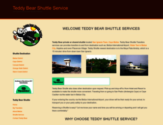 teddybearshuttle.com screenshot
