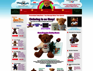 teddybearspersonalized.com screenshot
