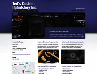 tedscustomupholstery.net screenshot