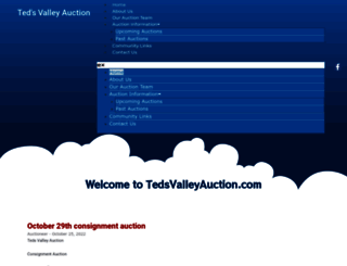 tedsvalleyauction.com screenshot