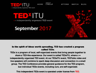 tedx.itu.edu.pk screenshot