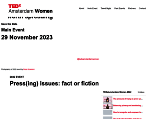 tedxamsterdamwomen.nl screenshot