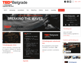 tedxbelgrade.com screenshot