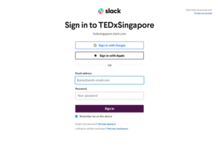 tedxsingapore.slack.com screenshot