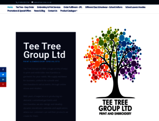 tee-tree.co.uk screenshot
