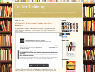 teeachertechiesays.com screenshot