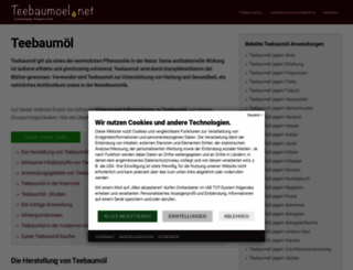 teebaumoel.net screenshot