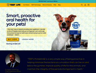 teefhealthstore.com screenshot