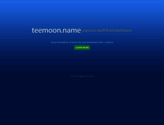 teemoon.name screenshot