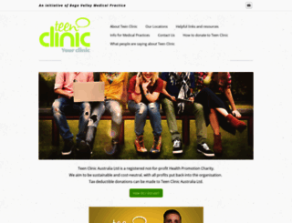 teenclinic.com.au screenshot