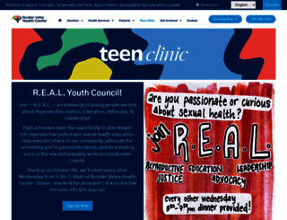 teenclinic.org screenshot