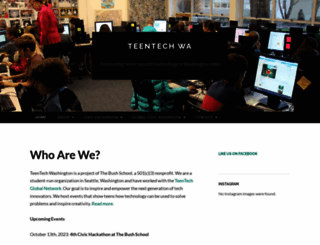 teentechwa.org screenshot