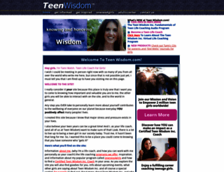 teenwisdom.com screenshot