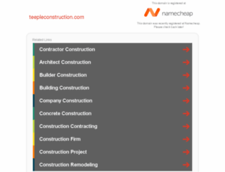 teepleconstruction.com screenshot