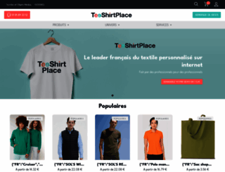 teeshirtplace.com screenshot