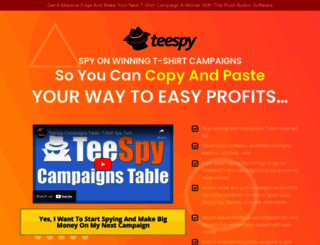 teespy.com screenshot