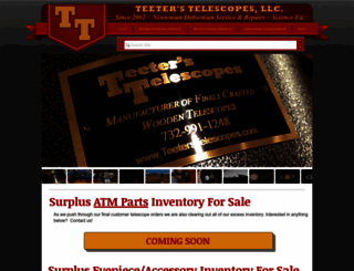 teeterstelescopes.com screenshot
