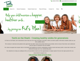 teethontheheath.co.uk screenshot