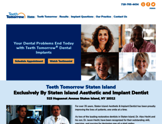 teethtomorrowstatenisland.com screenshot