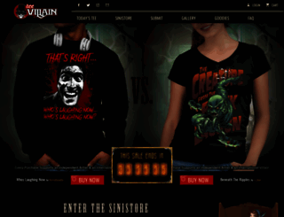teevillain.com screenshot