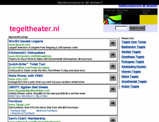 tegeltheater.nl screenshot
