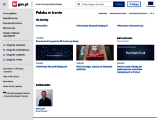 teheran.msz.gov.pl screenshot