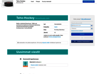 teho-hockey.nimenhuuto.com screenshot