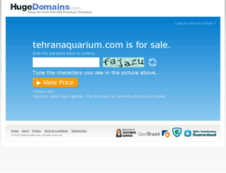 tehranaquarium.com screenshot