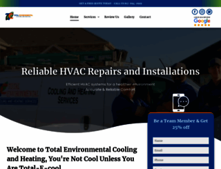 tehvacservices.com screenshot