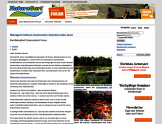 teichbau-forum-naturagart.de screenshot