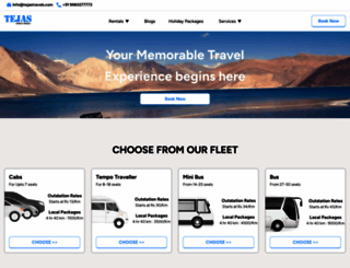 tejastravels.com screenshot