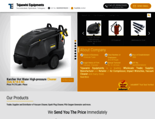 tejaswiniequipments.com screenshot
