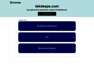 tekdeeps.com screenshot