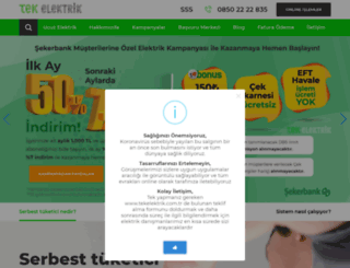 tekelektrik.com screenshot