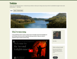 tekkie.wordpress.com screenshot