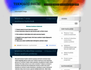 teknolojifakiri.wordpress.com screenshot